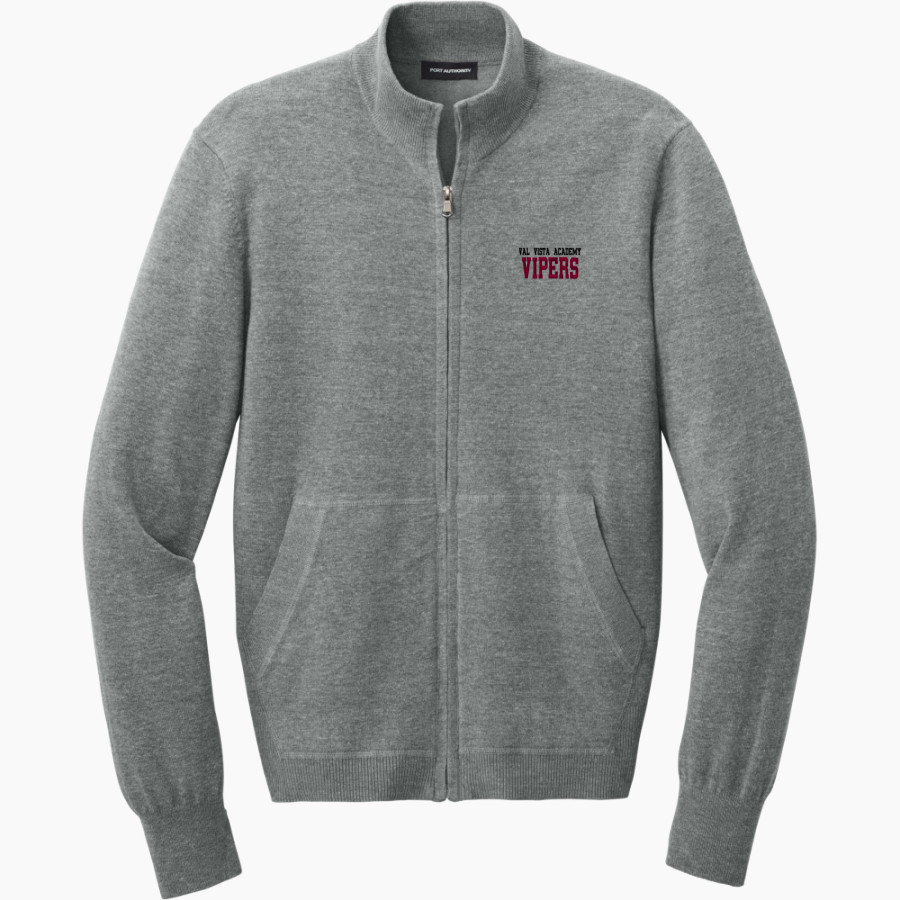 Val Vista Academy Vipers <span class="pdp-name-mascot">Val Vista Academy Vipers</span> Port Authority Men's Easy Care Full-Zip Sweater