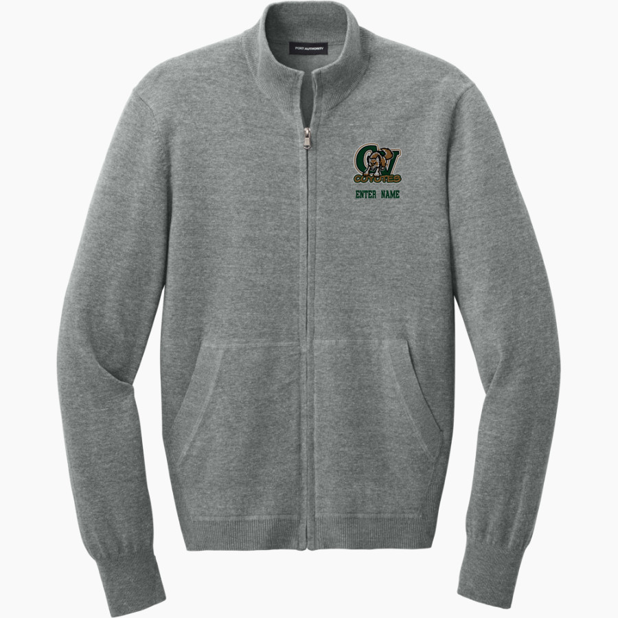 CAMPO VERDE HIGH SCHOOL COYOTES <span class="pdp-name-mascot">CAMPO VERDE COYOTES</span> Port Authority Men's Easy Care Full-Zip Sweater