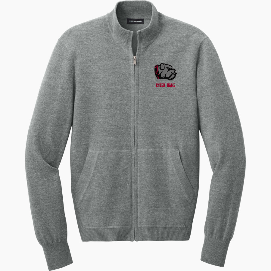 SENTINEL HIGH SCHOOL BULLDOGS <span class="pdp-name-mascot">SENTINEL BULLDOGS</span> Port Authority Men's Easy Care Full-Zip Sweater