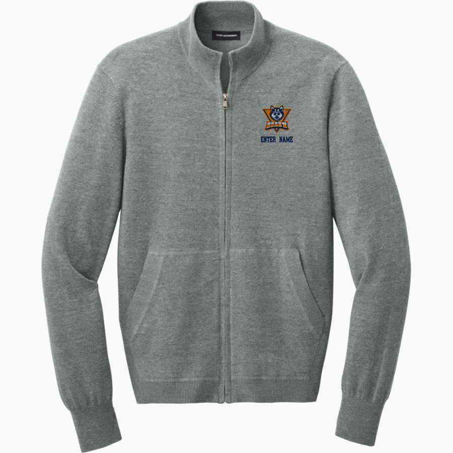 Horizon Science Academy Huskies <span class="pdp-name-mascot">Horizon Science Academy Huskies</span> Port Authority Men's Easy Care Full-Zip Sweater