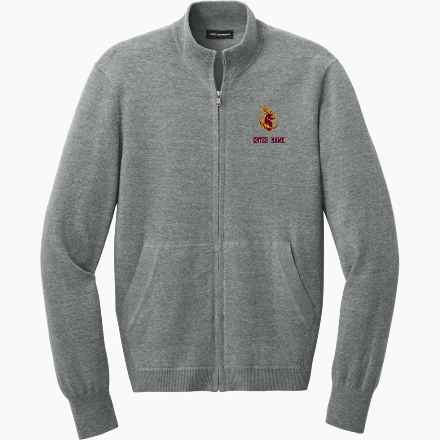 CLAREMONT MUDD SCRIPPS Athenas <span class="pdp-name-mascot">CLAREMONT MUDD SCRIPPS</span> Port Authority Men's Easy Care Full-Zip Sweater