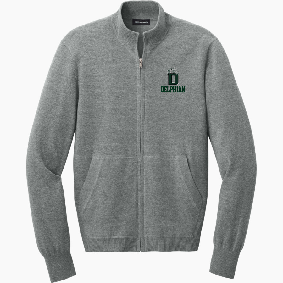 Delphian Dragons <span class="pdp-name-mascot">Delphian Dragons</span> Port Authority Men's Easy Care Full-Zip Sweater