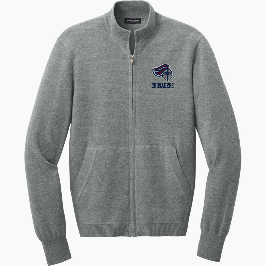 Columbus Christian Inc Crusaders <span class="pdp-name-mascot">Columbus Christian Inc Crusaders</span> Port Authority Men's Easy Care Full-Zip Sweater