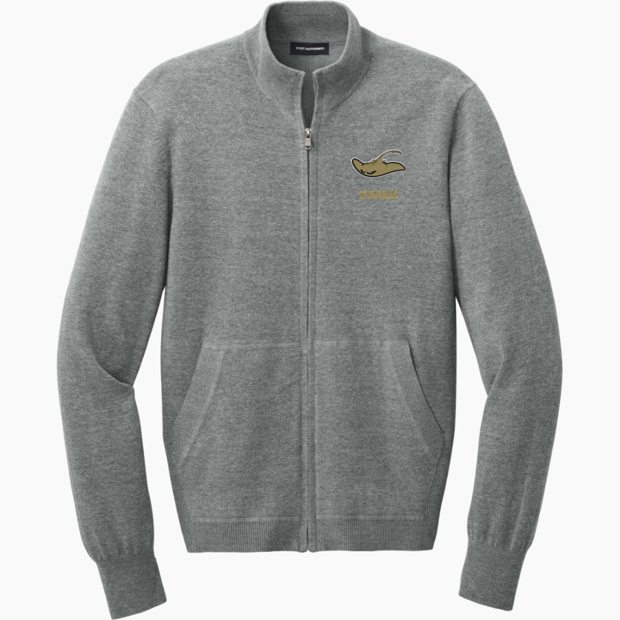 MIAMI SENIOR HIGH SCHOOL STINGAREES Port Authority Men's Easy Care Full-Zip Sweater