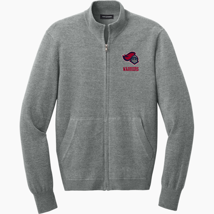 SPARTANBURG CHRISTIAN ACADEMY WARRIORS <span class="pdp-name-mascot">SPARTANBURG WARRIORS</span> Port Authority Men's Easy Care Full-Zip Sweater