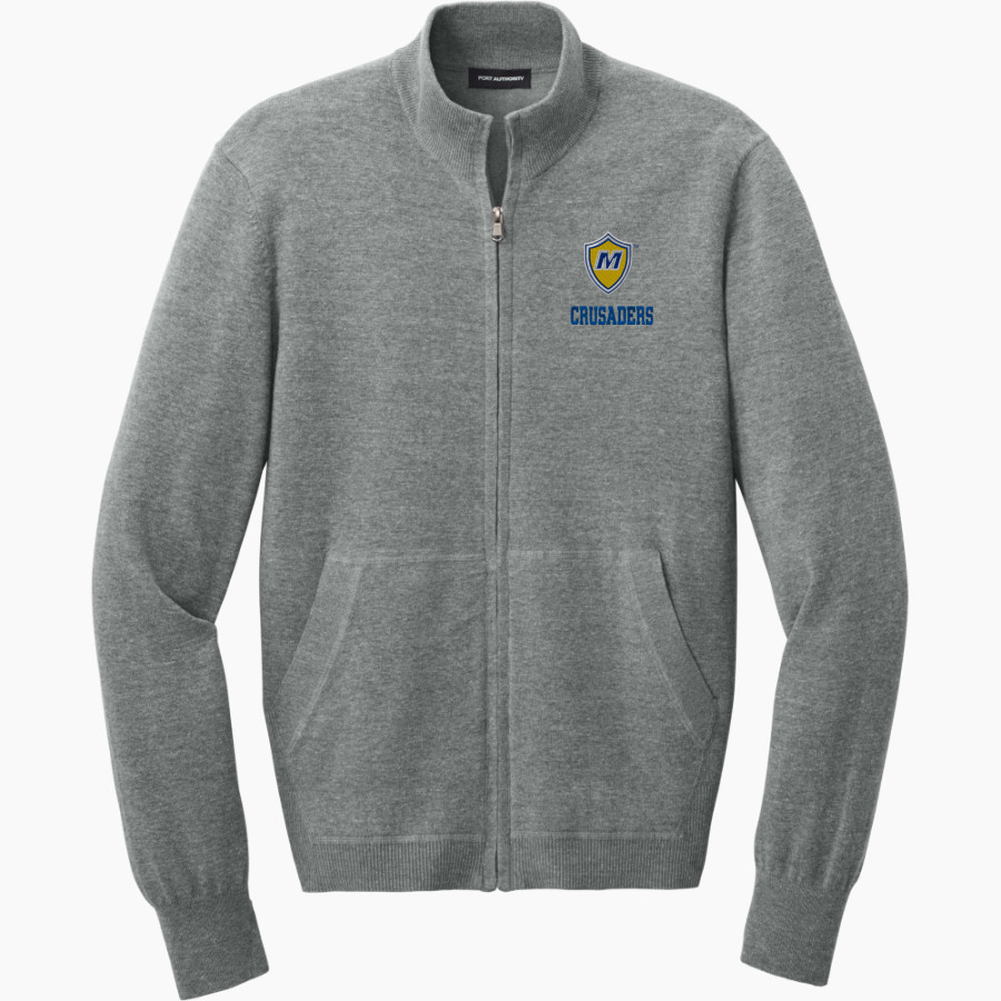 Madonna Crusaders <span class="pdp-name-mascot">Madonna Crusaders</span> Port Authority Men's Easy Care Full-Zip Sweater