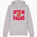 Andrean 59ers <span class="pdp-name-mascot">Andrean 59ers</span> Stanley/Stella Unisex Cruiser 2.0 Hooded Sweatshirt Front Thumbnail