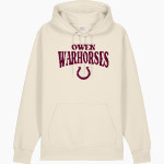 OWEN warhorses mountain tough...valley strong <span class="pdp-name-mascot">CHARLES D OWEN WARHORSES</span> Stanley/Stella Unisex Cruiser 2.0 Hooded Sweatshirt Front Thumbnail