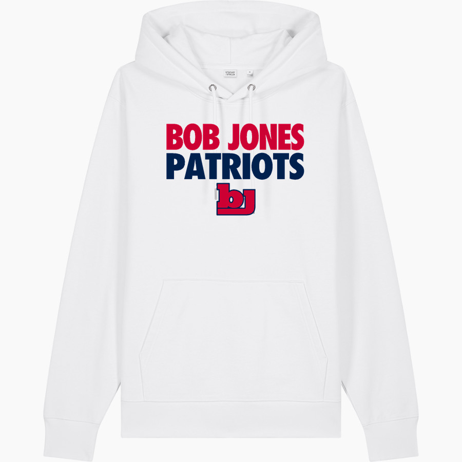 Bob Jones Patriots Stanley/Stella Unisex Cruiser 2.0 Hooded Sweatshirt