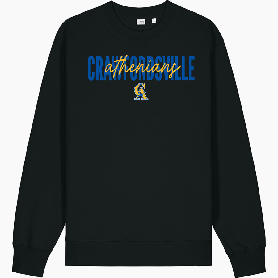 CRAWFORDSVILLE HIGH SCHOOL ATHENIANS Stanley/Stella Unisex Changer 2.0 Crewneck Sweatshirt