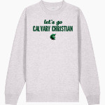 Calvary Christian Spartans <span class="pdp-name-mascot">Calvary Christian Spartans</span> Stanley/Stella Unisex Changer 2.0 Crewneck Sweatshirt Front Thumbnail