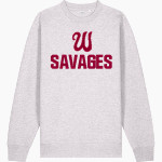 WYNNEWOOD HIGH SCHOOL SAVAGES Stanley/Stella Unisex Changer 2.0 Crewneck Sweatshirt Front Thumbnail