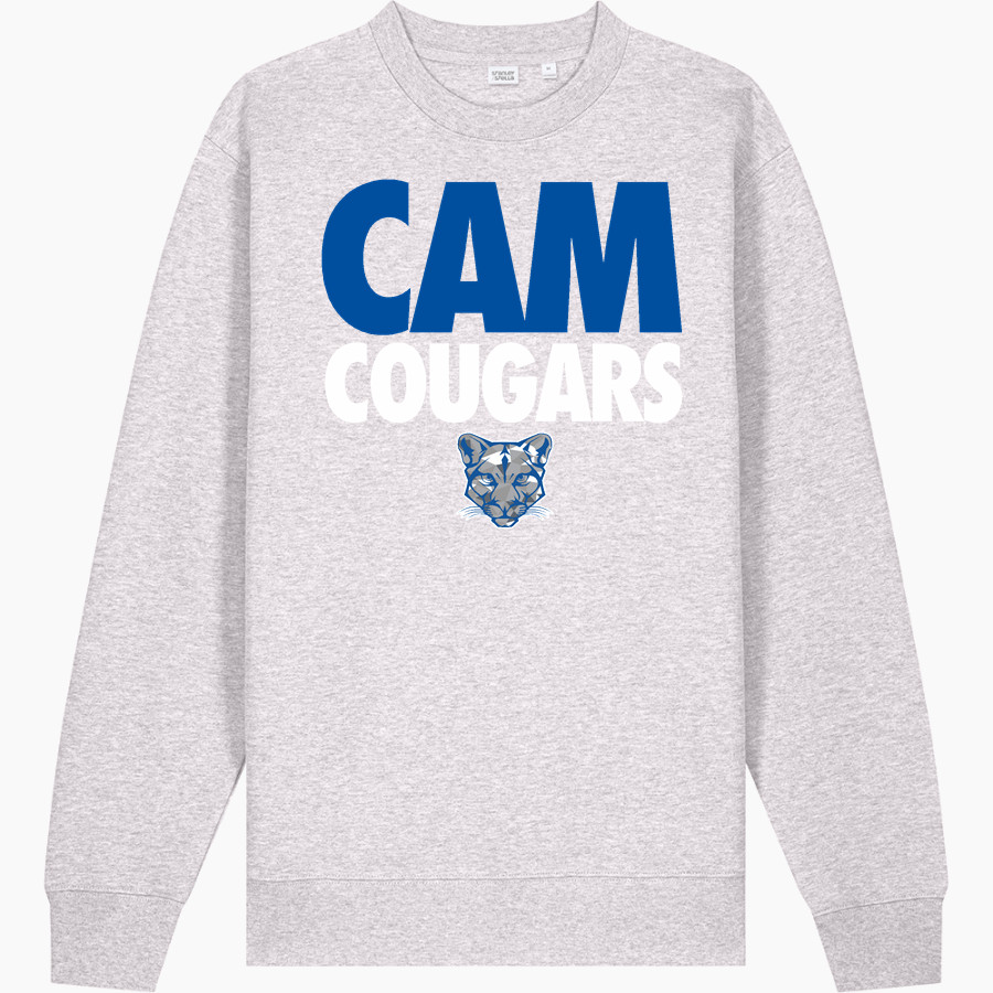 CAM HIGH SCHOOL COUGARS <span class="pdp-name-mascot">CAM COUGARS</span> Stanley/Stella Unisex Changer 2.0 Crewneck Sweatshirt