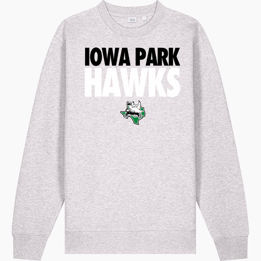 IOWA PARK HIGH SCHOOL HAWKS Stanley/Stella Unisex Changer 2.0 Crewneck Sweatshirt