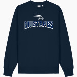 Mount Vernon School Mustangs <span class="pdp-name-mascot">Mount Vernon Mustangs</span> Stanley/Stella Unisex Changer 2.0 Crewneck Sweatshirt Front Thumbnail