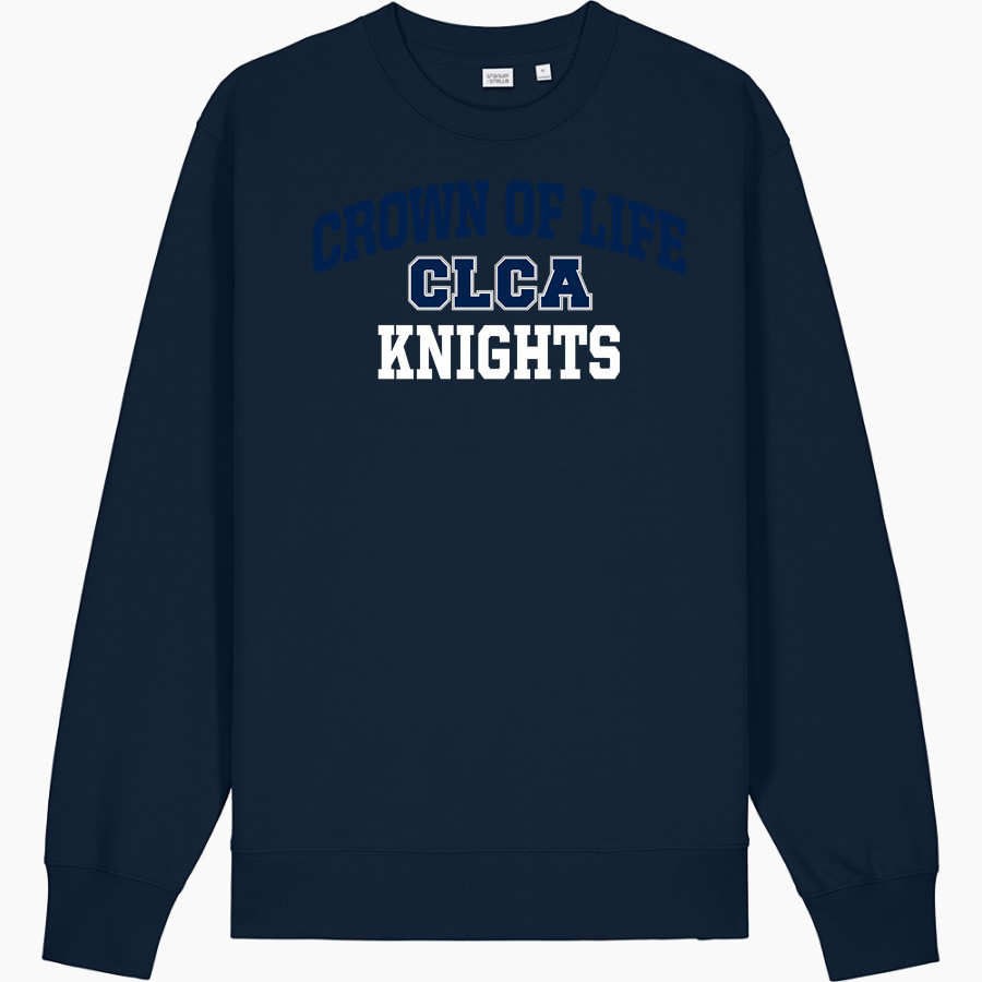 Crown of Life Knights <span class="pdp-name-mascot">Crown of Life Christian Academy Knights</span> Stanley/Stella Unisex Changer 2.0 Crewneck Sweatshirt