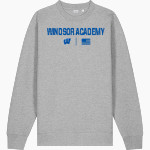 WINDSOR ACADEMY KNIGHTS <span class="pdp-name-mascot">WINDSOR ACADEMY KNIGHTS</span> Stanley/Stella Unisex Changer 2.0 Crewneck Sweatshirt Front Thumbnail