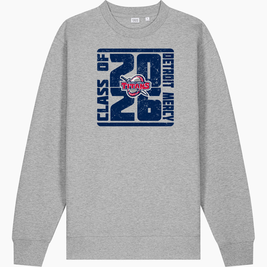 Detroit Mercy Titans Sideline Store <span class="pdp-name-mascot">UDM Titans</span> Stanley/Stella Unisex Changer 2.0 Crewneck Sweatshirt