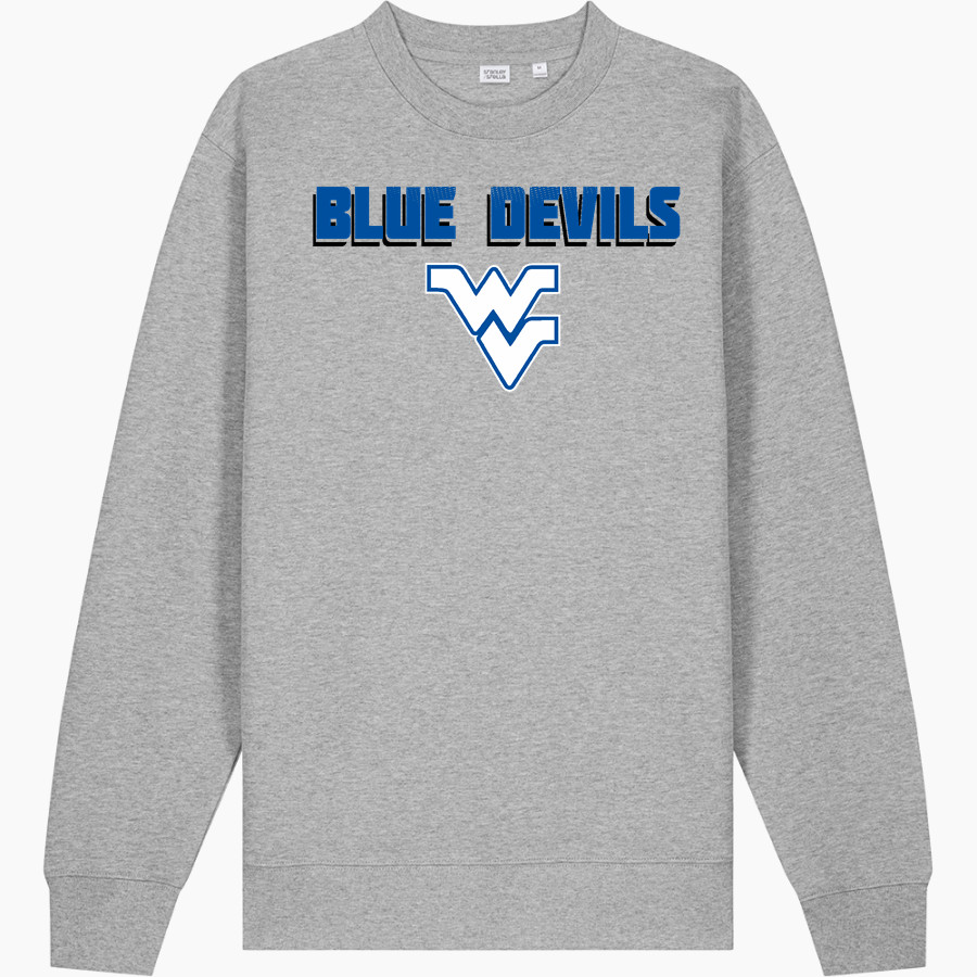 WATER VALLEY HIGH SCHOOL BLUE DEVILS <span class="pdp-name-mascot">WATER VALLEY BLUE DEVILS</span> Stanley/Stella Unisex Changer 2.0 Crewneck Sweatshirt