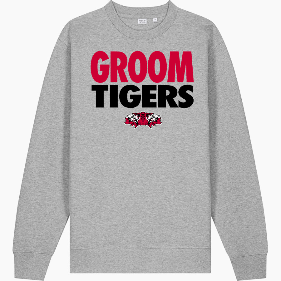 GROOM HIGH SCHOOL TIGERS <span class="pdp-name-mascot">GROOM TIGERS</span> Stanley/Stella Unisex Changer 2.0 Crewneck Sweatshirt