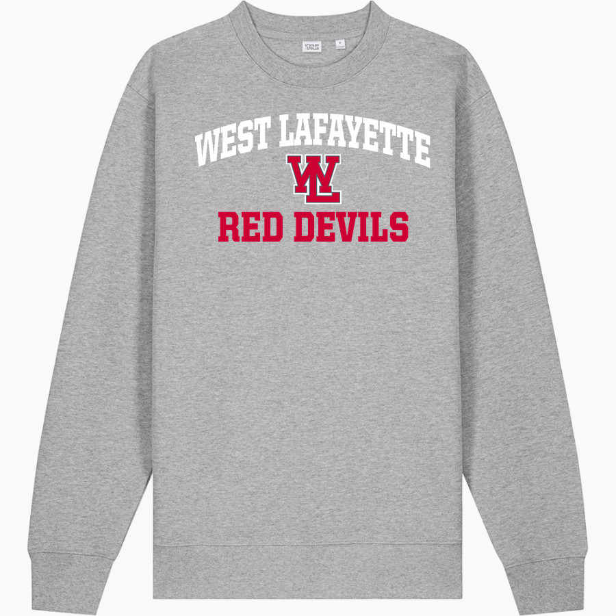 West Lafayette Jr-Sr High School Red Devils Online Store Stanley/Stella Unisex Changer 2.0 Crewneck Sweatshirt