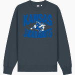 Kansas Jackrabbits <span class="pdp-name-mascot">Kansas School Jackrabbits</span> Stanley/Stella Unisex Changer 2.0 Crewneck Sweatshirt Front Thumbnail