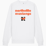 NORTHVILLE HIGH SCHOOL MUSTANGS Stanley/Stella Unisex Changer 2.0 Crewneck Sweatshirt Front Thumbnail