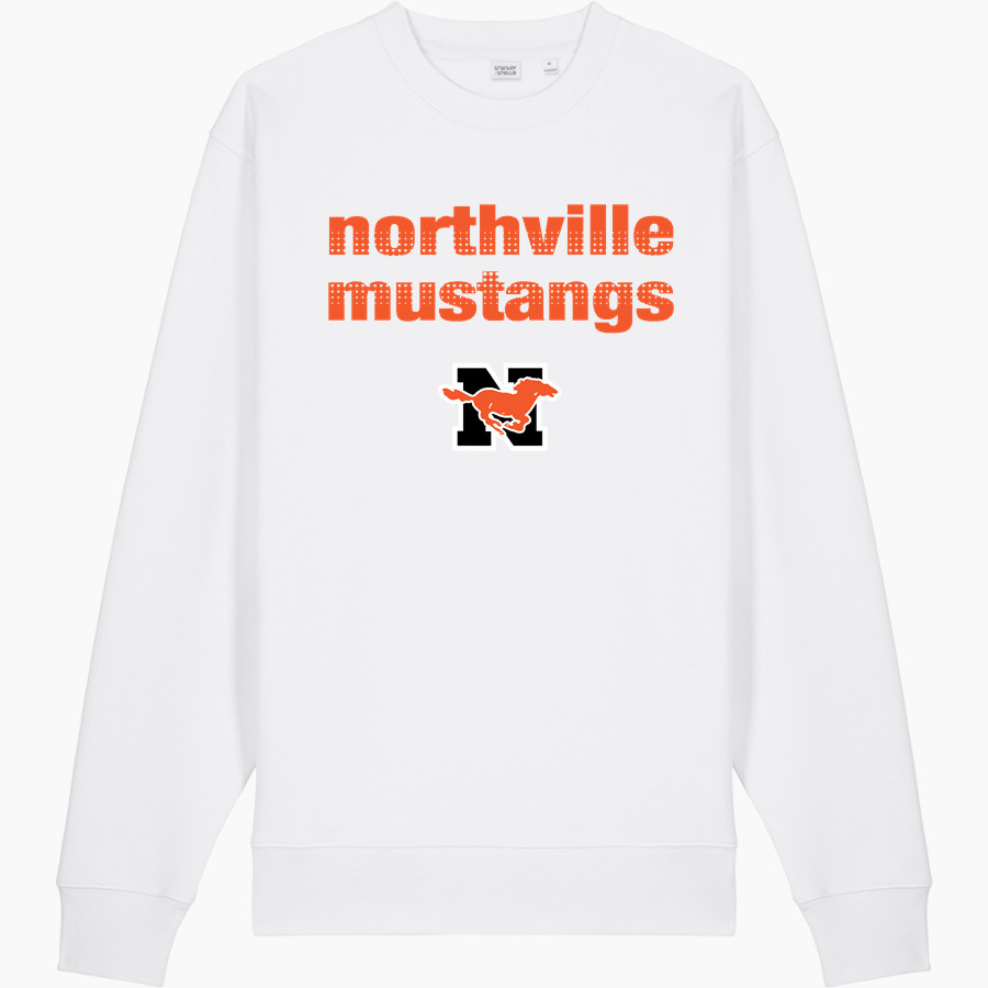 NORTHVILLE HIGH SCHOOL MUSTANGS Stanley/Stella Unisex Changer 2.0 Crewneck Sweatshirt