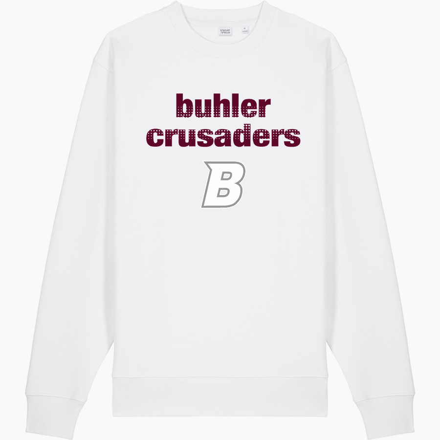Buhler High School Crusaders Online Store <span class="pdp-name-mascot">Buhler Crusaders</span> Stanley/Stella Unisex Changer 2.0 Crewneck Sweatshirt