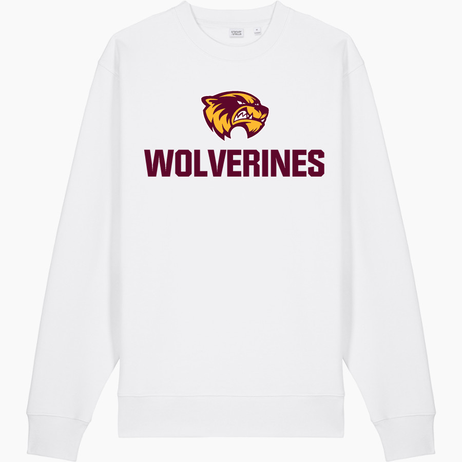 Au Gres-Sims HIGH SCHOOL WOLVERINES <span class="pdp-name-mascot">AU GRES - SIMS WOLVERINES</span> Stanley/Stella Unisex Changer 2.0 Crewneck Sweatshirt