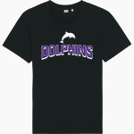 Bergman Dolphins <span class="pdp-name-mascot">Frank V. Bergman Elementary Dolphins</span> Stanley/Stella Unisex Rocker Tee Front Thumbnail