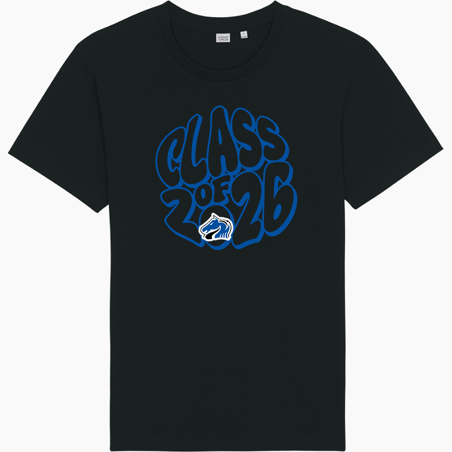 MERRITT ACADEMY HIGH SCHOOL MUSTANGS Stanley/Stella Unisex Rocker Tee