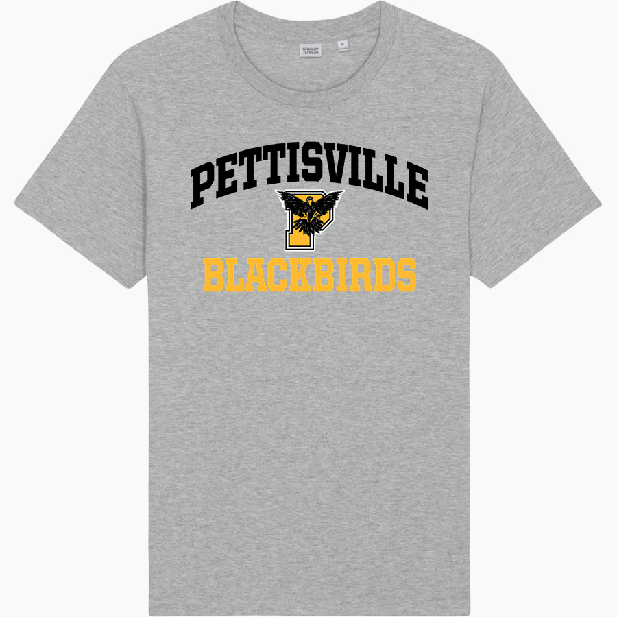 PETTISVILLE BLACKBIRDS ONLINE STORE <span class="pdp-name-mascot">PETTISVILLE BLACKBIRDS</span> Stanley/Stella Unisex Rocker Tee