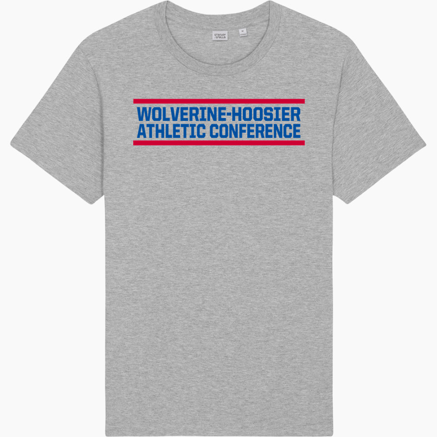 WOLVERINE-HOOSIER ATHLETIC CONFERENCE <span class="pdp-name-mascot">WOLVERINE-HOOSIER ATHLETIC CONFERENCE</span> Stanley/Stella Unisex Rocker Tee