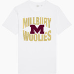 MILLBURY SR HIGH SCHOOL WOOLIES <span class="pdp-name-mascot">MILLBURY MEMORIAL WOOLIES</span> Stanley/Stella Unisex Rocker Tee Front Thumbnail