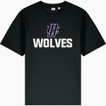 JJC Wolves Stanley/Stella Unisex Freestyler Heavyweight Tee Front Thumbnail