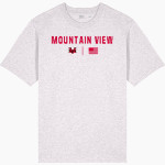 Mountain View Cougars Stanley/Stella Unisex Freestyler Heavyweight Tee Front Thumbnail