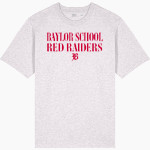 Baylor School Red Raiders Stanley/Stella Unisex Freestyler Heavyweight Tee Front Thumbnail