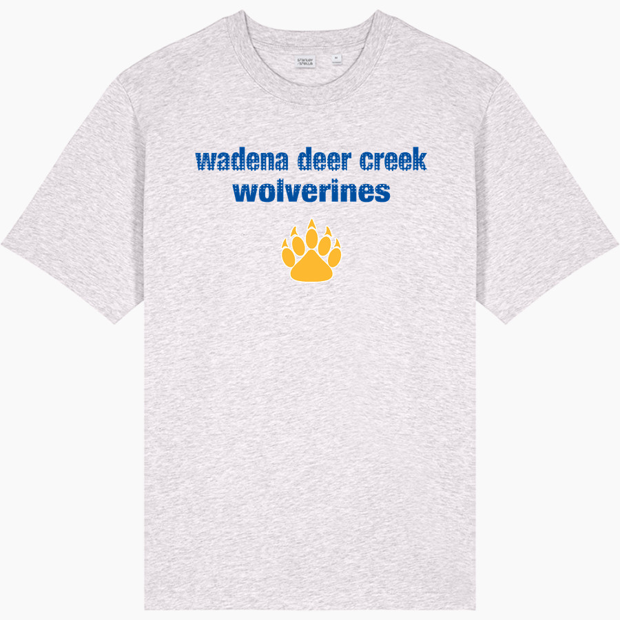WADENA DEER CREEK HIGH SCHOOL WOLVERINES Stanley/Stella Unisex Freestyler Heavyweight Tee