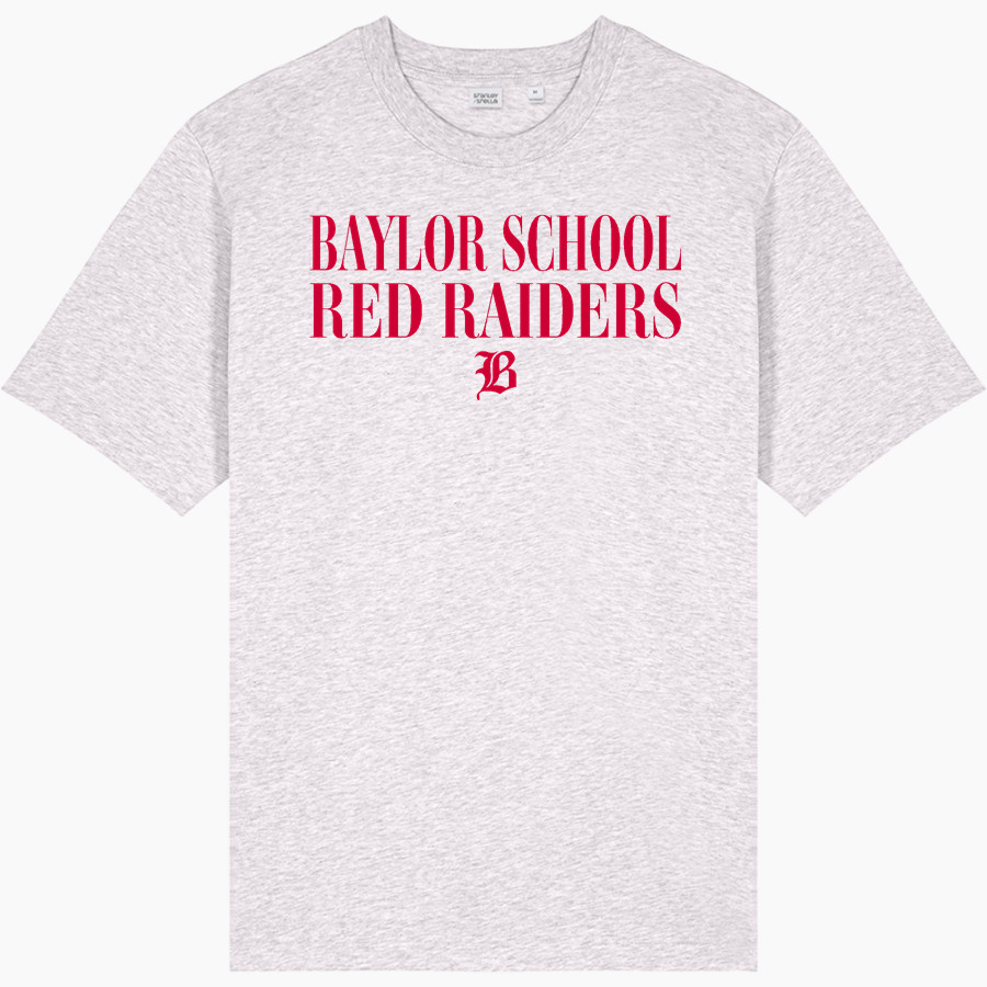Baylor School Red Raiders Stanley/Stella Unisex Freestyler Heavyweight Tee