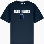 Dickinson State Blue Hawks Stanley/Stella Unisex Freestyler Heavyweight Tee Front Thumbnail