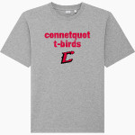 CONNETQUOT HIGH SCHOOL T-BIRDS Stanley/Stella Unisex Freestyler Heavyweight Tee Front Thumbnail