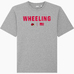 Wheeling University Cardinals Online Store Stanley/Stella Unisex Freestyler Heavyweight Tee Front Thumbnail
