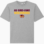 Au Gres-Sims HIGH SCHOOL WOLVERINES <span class="pdp-name-mascot">AU GRES - SIMS WOLVERINES</span> Stanley/Stella Unisex Freestyler Heavyweight Tee Front Thumbnail