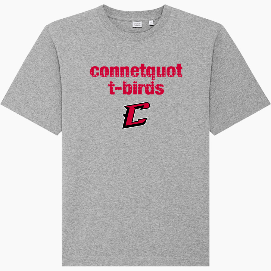 CONNETQUOT HIGH SCHOOL T-BIRDS Stanley/Stella Unisex Freestyler Heavyweight Tee