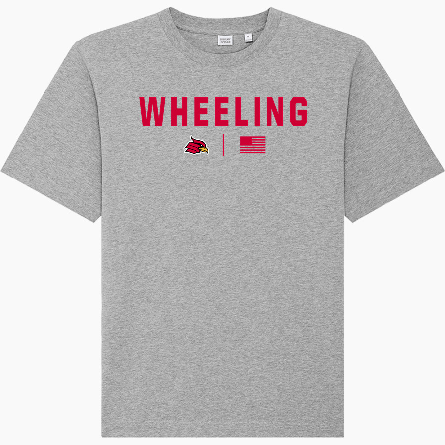 Wheeling University Cardinals Online Store Stanley/Stella Unisex Freestyler Heavyweight Tee