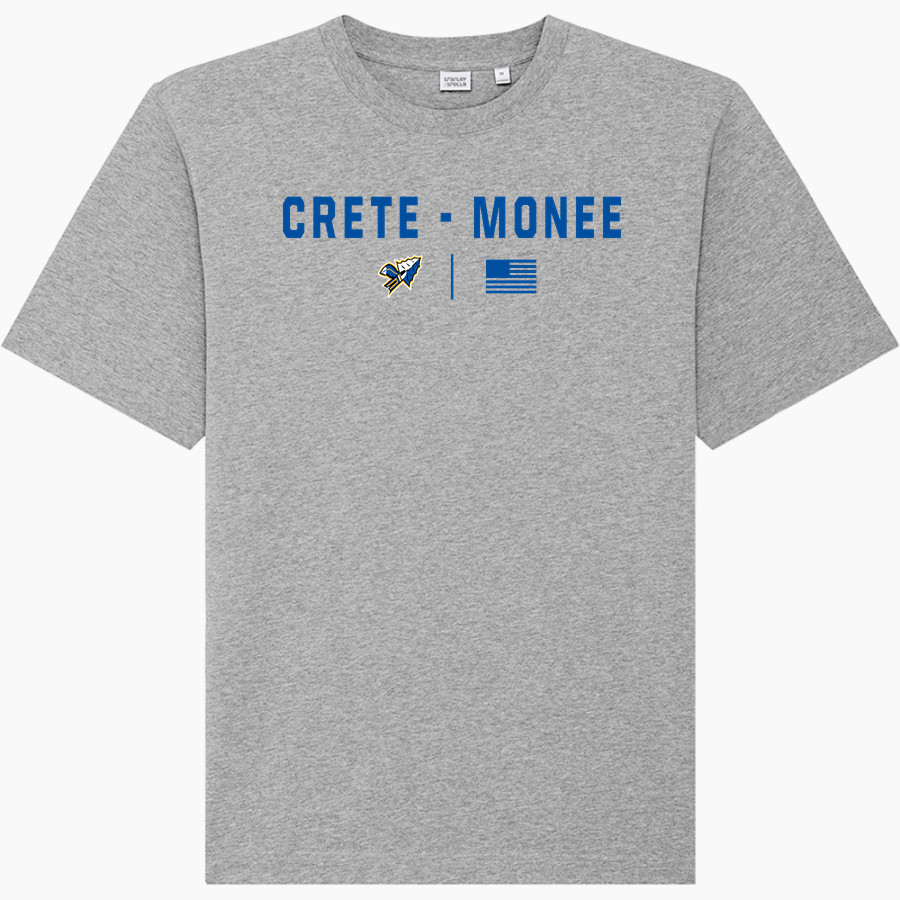 CRETE-MONEE HIGH SCHOOL WARRIORS <span class="pdp-name-mascot">CRETE - MONEE WARRIORS</span> Stanley/Stella Unisex Freestyler Heavyweight Tee