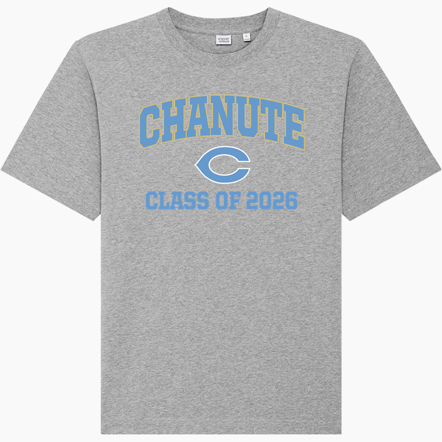 CHANUTE HIGH SCHOOL COMETS Stanley/Stella Unisex Freestyler Heavyweight Tee