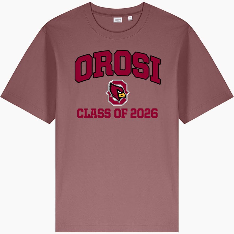 OROSI HIGH SCHOOL CARDINALS <span class="pdp-name-mascot">OROSI CARDINALS</span> Stanley/Stella Unisex Freestyler Heavyweight Tee