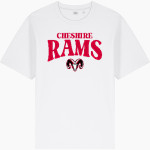 CHESHIRE HIGH SCHOOL RAMS Stanley/Stella Unisex Freestyler Heavyweight Tee Front Thumbnail